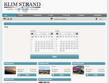 Tablet Screenshot of klim.onlinebooking.dk